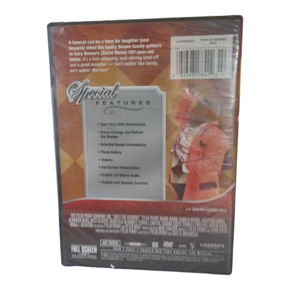 Tyler Perry Meet The Browns The Play DVD Movie Entertainment Nwt - Picture 8 of 8